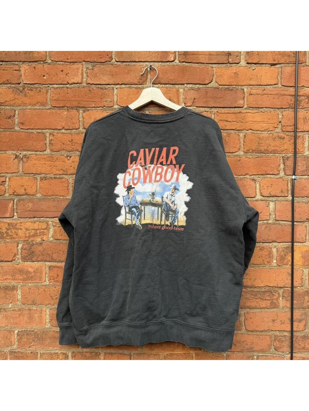 eleven eleven caviar cowboys crewneck sweatshirt XL